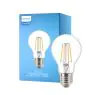 Philips Corepro LED Pære E27 Pære klar 4.3W 470lm - 827 ekstra varm hvit | erstatter 40W