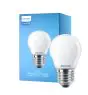Philips Corepro LED Lustre E27 Ball matt 4.3W 470lm - 827 ekstra varm hvit | erstatter 40W