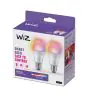 Dobbeltpakke 2x WiZ Smart LED E27 Pære Filament Matt 9W 806lm - 822-865 Innstillbar Hvit + RGB | Dimbar - Erstatter 60W
