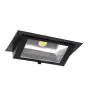 LED Downlight Wallwasher Wally Maxi Svart 46W 6050lm 70x75D - 830 Varm Hvit - 238x145mm