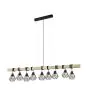 Eglo Pendel Lampe Townshend 5 Stål Tre Svart | IP20 - Egnet for 9x E27 