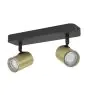 Eglo Taklampe Consuma 1 Stål Svart Gull | IP44 - Egnet for 2x GU10 