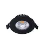 Noxion LED Vippbar Slim Spot Svart Runde 6W 550lm 60D - 927 Ekstra Varm Hvit | 85mm - IP54 - Dimbar - Beste Fargegjengivelse