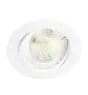 Any Lamp Innfelt Spot Rund Vippbar Hvit | Utskjæring 75mm - GU5.3 sokkel
