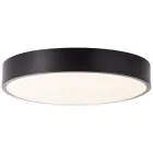 Brilliant Slimline Taklampe Metall Plast Svart Hvit 22W 2400lm - 830 Varm Hvit | 330mm