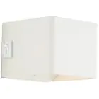 Brilliant Iseo Veggbelysning Plast Hvit 4W 300lm - 830 Varm Hvit | IP44 - med USB