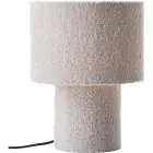 Brilliant Bordlampe Teddy Metall Tekstil Grå | 230mm - Egnet for 1x E27