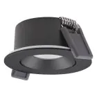 Ledvance LED spot Air Adjust Aluminium svart 4W 300lm 36D - 927 ekstra varm hvit | Utskjæring 68mm - IP23 - beste fargegjengivelse - dimbar