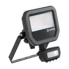 Ledvance LED Flomlys Aluminium Svart 8W 1200lm 100D - 840 Kald Hvit | IP65 - Bevegelses- Og Lyssensor - Symmetrisk