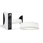 D'Lite Taklampe Lunelle 50cm Tekstil Hvit | Egnet for 3x E27 