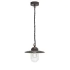 Nordlux Luxembourg Pendel Lampe Metall og Glass Rusten | IP33 - Egnet for E27