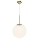 Nordlux Grant Pendel Lampe Glass Gull | Egnet for E27