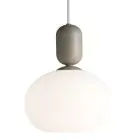 Nordlux Notti 20 Pendel Lampe Glass Grå | Egnet for 1x E27