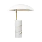 DFTP by Nordlux Bordlampe Mademoiselles Marmor og Metall Hvit | Egnet for 1x GU10