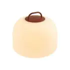 Nordlux Bordlampe Kettle To-Go Portable Batteri Rød 6.8W 450lm - 827 Ekstra Varm Hvit | 3-Trinn Dimbar 