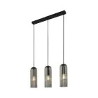 Nordlux Miella 3-Rail Pendel Lampe Glass Smoke | Egnet for 3x E27