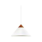 DFTP by Nordlux Kinto Pendel Lampe Metall og Tre Hvit | 420mm - Egnet for E27