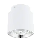 Emibig Taklampe Nano Stål Hvit | Egnet for 1x GU10 (AR111) - Max 12W