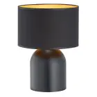 Emibig Bordlampe Aspen Stål Svart | Egnet for 1x E27 - Max 15W