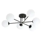 Emibig Taklampe Roma Stål Svart | Egnet for 6x E14 - Max 10W