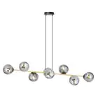 Emibig Pendel Lampe Gravity Stål Svart | Egnet for 8x E14 - Max 10W