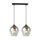 Emibig Pendel Lampe Istar Stål Svart | Egnet for 2x E27 - Max 10W