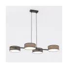 Emibig Pendel Lampe Drumz Stål Brun | Egnet for 4x E14 - Max 10W