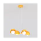 Emibig Pendel Lampe Boom Stål Orange | Egnet for 4x G9 - Max 8W