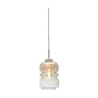 It's about RoMi Pendel Lampe Verona Glass Brun | Egnet for 1x E27 