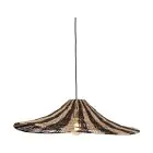 Good&Mojo Pendel Lampe Cuzco Jute Svart/Natural | Egnet for 1x E27 