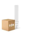 Fordelspakning 10x Noxion Lucent PL-C LED 7.4W - 840 Kald Hvit | 2-Stift - Erstatter 26W