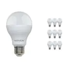 Fordelspakning 10x Noxion Lucent Classic LED E27 Pære Matt 13W 1521lm - 830 Varm Hvit | Erstatter 100W