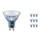Fordelspakning 10x Philips MASTER LED Spot ExpertColor GU10 PAR16 3.9W 265lm 25D - 927 ekstra varm hvit | beste fargegjengivelse - dimbar - erstatter 35W