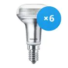 Fordelspakning 6x Philips Corepro LED Spot E14 R50 2.8W 210lm 36D - 827 ekstra varm hvit | erstatter 40W