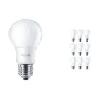 Fordelspakning 10x Philips Corepro LED Pære E27 Pære matt 8W 806lm - 840 kald hvit | erstatter 60W