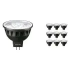 Fordelspakning 10x Philips Master LED Spot GU5.3 MR16 6.7W 430lm 10D - 930 varm hvit | beste fargegjengivelse - dimbar - erstatter 35W