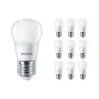 Fordelspakning 10x Philips Corepro LED Lustre E27 Ball matt 2.8W 250lm - 827 ekstra varm hvit | erstatter 25W