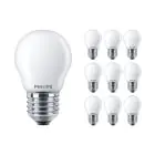 Fordelspakning 10x Philips Corepro LED Lustre E27 Ball matt 2.2W 250lm - 827 ekstra varm hvit | erstatter 25W