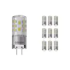 Fordelspakning 10x Osram Parathom LED Pin GY6.35 3.8W 470lm - 827 Ekstra Varm Hvit | Dimbar - Erstatter 40W