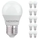 Fordelspakning 10x Noxion Lucent Classic LED E27 Ball Matt 4.5W 470lm - 827 Ekstra Varm Hvit | Erstatter 40W