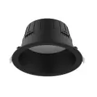 Noxion LED Downlight Hera Dyp Innfelt Svart 9W 900lm 80D - 827-830-840 CCT | 146mm - Utskjæring 120mm