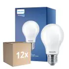 Fordelspakning 12x Philips Master LED E27 Pære Filament Matt 10.5W 1521lm - 922-927 Dim To Warm | Beste Fargegjengivelse - Dimbar - Erstatter 100W