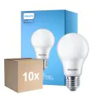 Fordelspakning 10x Philips Corepro LED Pære E27 Pære matt 4.9W 470lm - 827 ekstra varm hvit | erstatter 40W
