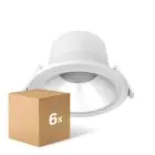 Fordelspakning 6x Noxion LED Downlight Apollo V2.0 15-25W 1800-3060lm 60D - 830/840 CCT | 220mm - Utskjæring 200mm