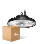 Fordelspakning 4x Noxion LED Highbay Ecowhite V2.0 200W 32000lm 120D - 840 Kald Hvit | IP65 - 1-10V Dimbar