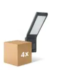 Fordelspakning 4x Steinel LED Flomlys XLED Home Antrasitt 10.5W 550lm - 830 Varm Hvit | IP44 - Bevegelsessensor - Symmetrisk