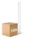 Fordelspakning 10x Philips CorePro PL-L LED Pære Mains 24W - 840 Kald Hvit | 4-Stift - Erstatter 55W