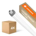 Fordelspakning 4x Ledvance LED Lyslister Vanntett Fuktighetstett Slimvalue 50W 5500lm - 840 Kald Hvit | 150cm 