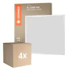 Fordelspakning 4x Ledvance LED panel Kompakt Aluminium Hvit 33W 3630lm - 840 kald hvit | 60x60cm - UGR < 19
