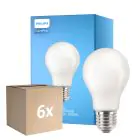 Fordelspakning 6x Philips Corepro LED Pære E27 Pære matt 10.5W 1521lm - 840 kald hvit - erstatter 100W